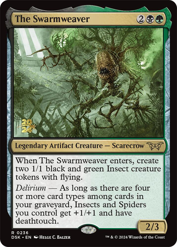 The Swarmweaver (0236) [Duskmourn: House of Horror Prerelease Promos] | Gear Gaming Bentonville