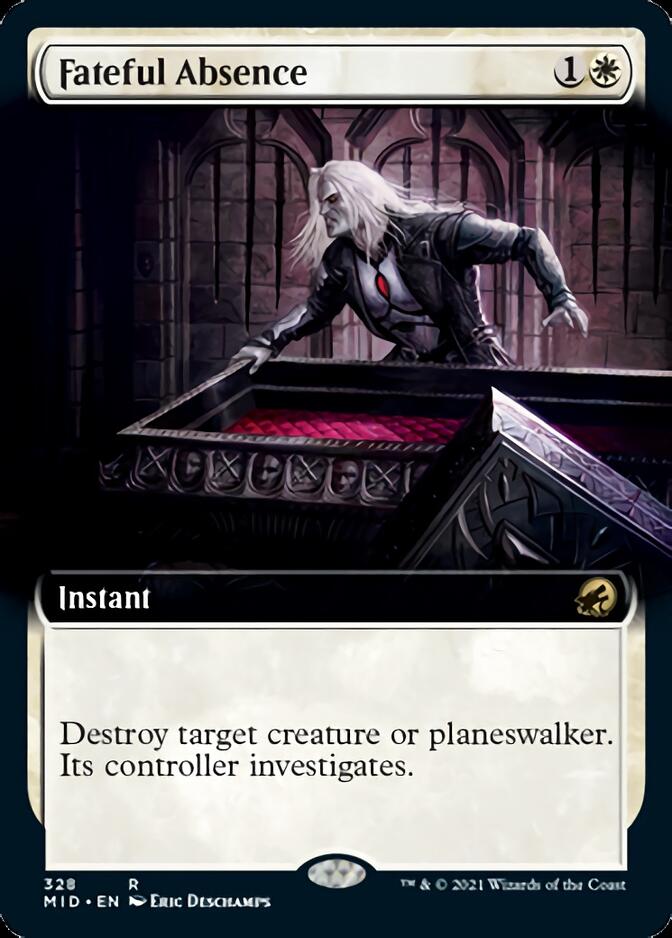 Fateful Absence (Extended Art) [Innistrad: Midnight Hunt] | Gear Gaming Bentonville