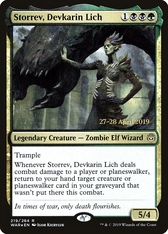 Storrev, Devkarin Lich [War of the Spark Prerelease Promos] | Gear Gaming Bentonville