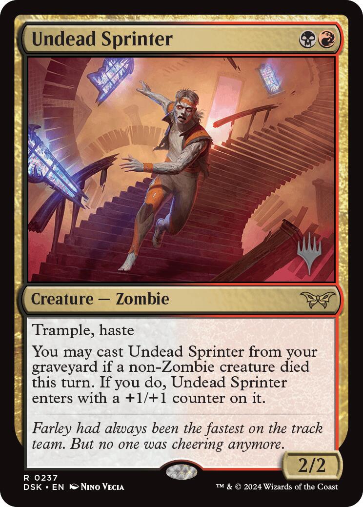 Undead Sprinter [Duskmourn: House of Horror Promos] | Gear Gaming Bentonville