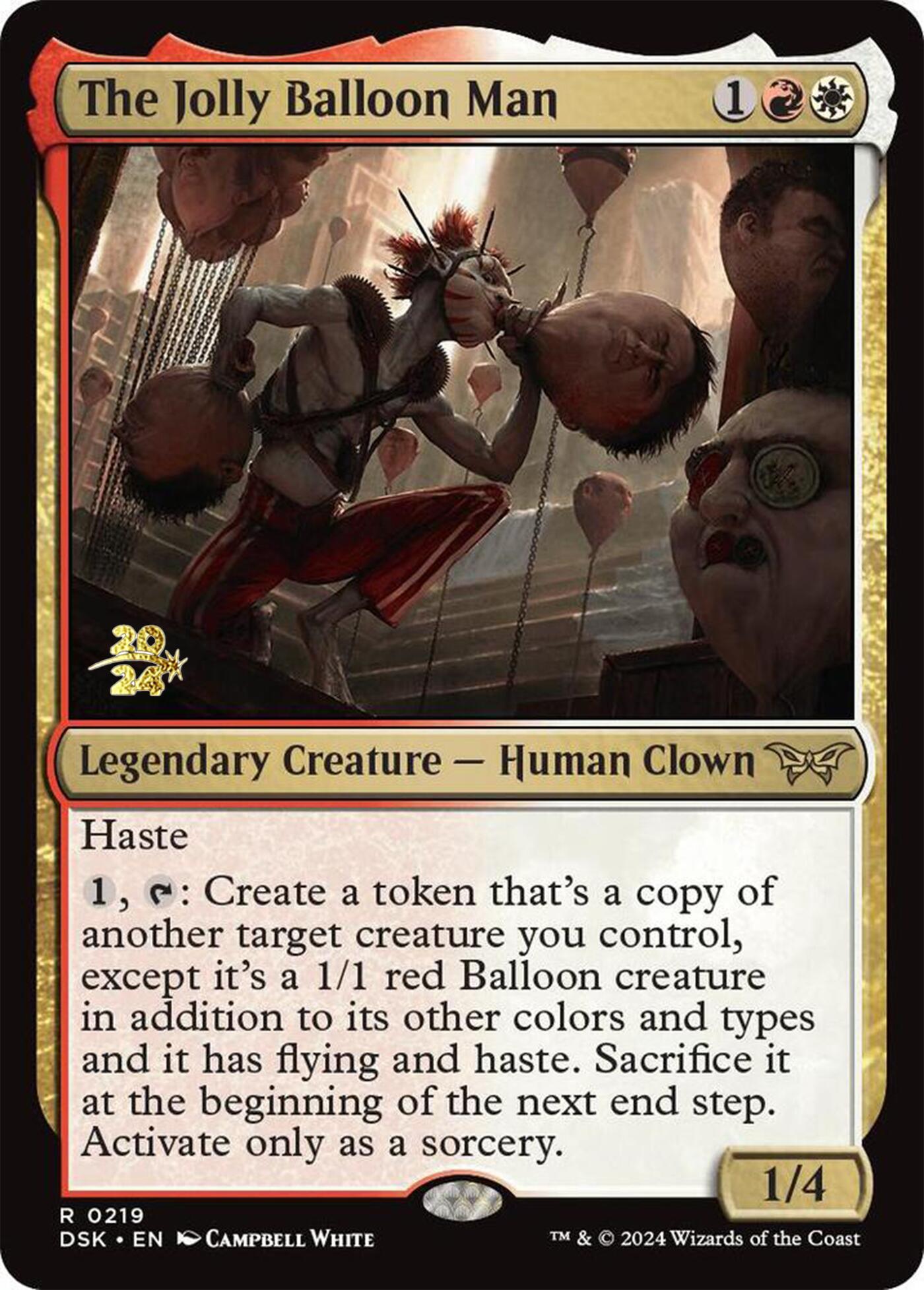 The Jolly Balloon Man [Duskmourn: House of Horror Prerelease Promos] | Gear Gaming Bentonville