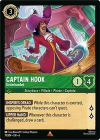 Captain Hook - Underhanded (71/204) [Azurite Sea] | Gear Gaming Bentonville
