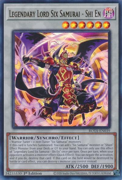 Legendary Lord Six Samurai - Shi En [ROTA-EN039] Ultra Rare | Gear Gaming Bentonville