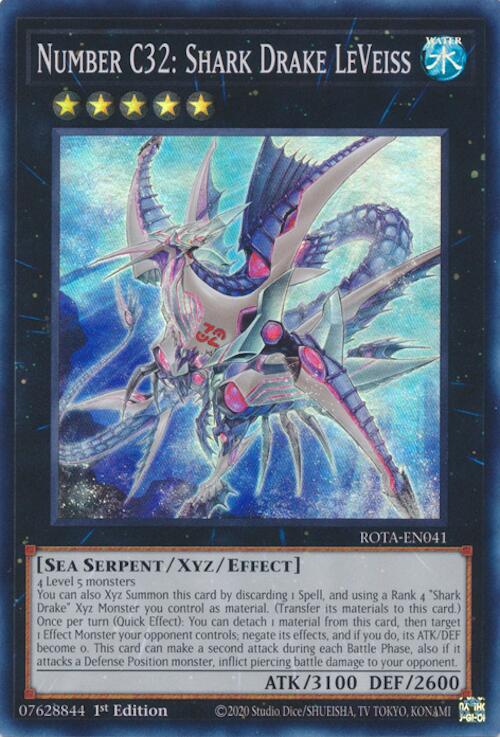 Number C32: Shark Drake LeVeiss [ROTA-EN041] Super Rare | Gear Gaming Bentonville