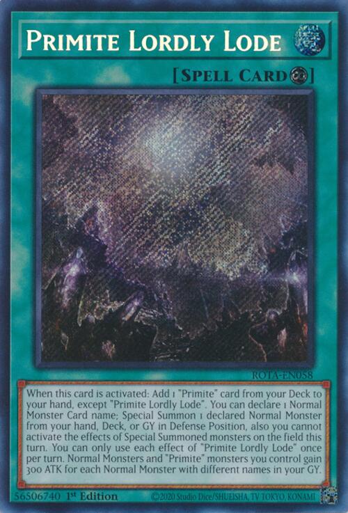 Primite Lordly Lode [ROTA-EN058] Secret Rare | Gear Gaming Bentonville