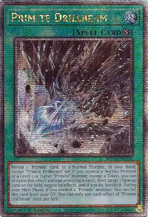 Primite Drillbeam (Quarter Century Secret Rare) [ROTA-EN060] Quarter Century Secret Rare | Gear Gaming Bentonville
