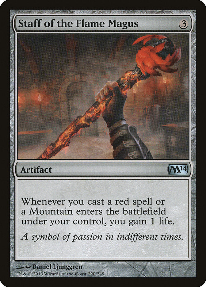 Staff of the Flame Magus [Magic 2014] | Gear Gaming Bentonville