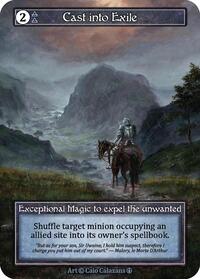 Cast into Exile (Foil) [Arthurian Legends] | Gear Gaming Bentonville