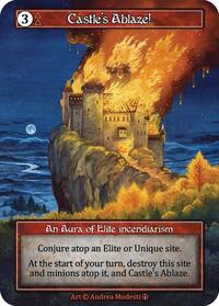 Castle's Ablaze! (Foil) [Arthurian Legends] | Gear Gaming Bentonville
