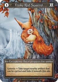 Frisky Red Squirrel (Foil) [Arthurian Legends] | Gear Gaming Bentonville