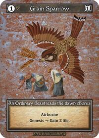 Grain Sparrow (Foil) [Arthurian Legends] | Gear Gaming Bentonville