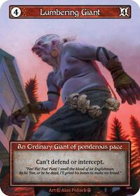 Lumbering Giant (Foil) [Arthurian Legends] | Gear Gaming Bentonville