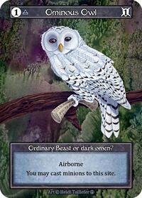 Ominous Owl (Foil) [Arthurian Legends] | Gear Gaming Bentonville
