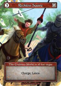 Reckless Squire (Foil) [Arthurian Legends] | Gear Gaming Bentonville