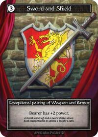 Sword and Shield (Foil) [Arthurian Legends] | Gear Gaming Bentonville