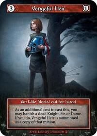 Vengeful Heir (Foil) [Arthurian Legends] | Gear Gaming Bentonville