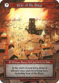 Year of the Blaze (Foil) [Arthurian Legends] | Gear Gaming Bentonville