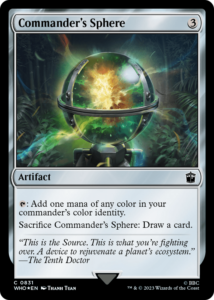 Commander's Sphere (Surge Foil) [Doctor Who] | Gear Gaming Bentonville