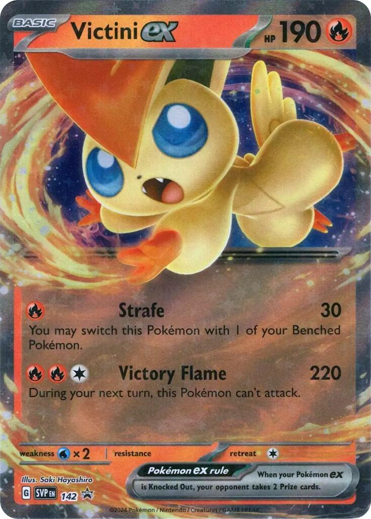 Victini ex (SVP142) [Scarlet & Violet: Black Star Promos] | Gear Gaming Bentonville