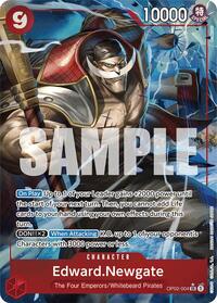 Edward.Newgate (OP02-004) (Alternate Art) [Premium Booster -The Best-] | Gear Gaming Bentonville