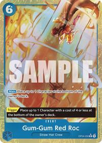 Gum-Gum Red Roc (Alternate Art) [Premium Booster -The Best-] | Gear Gaming Bentonville