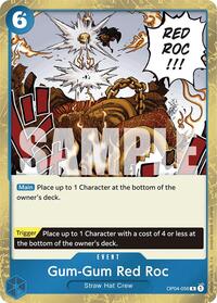 Gum-Gum Red Roc (Jolly Roger Foil) [Premium Booster -The Best-] | Gear Gaming Bentonville