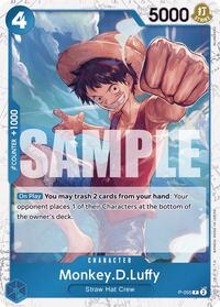 Monkey.D.Luffy (P-055) (Jolly Roger Foil) [Premium Booster -The Best-] | Gear Gaming Bentonville
