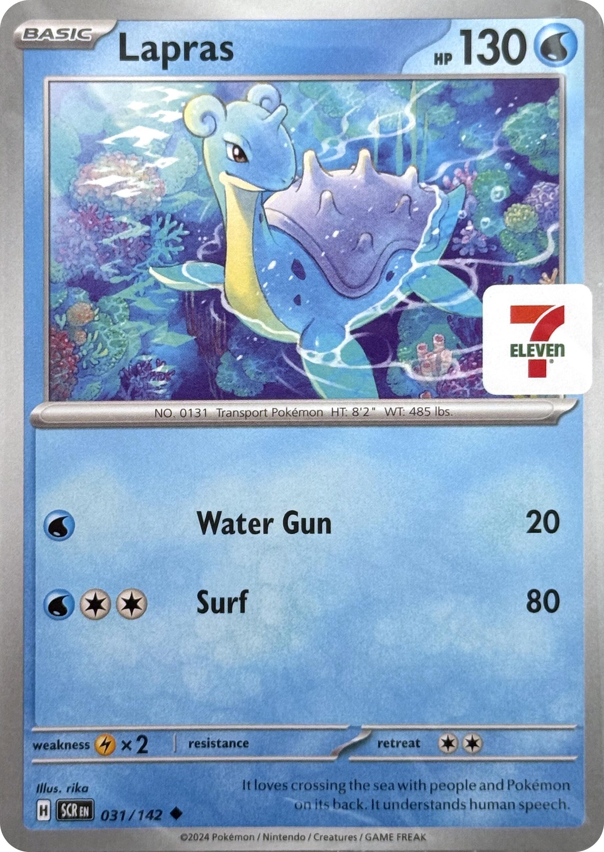 Lapras (031/142) (7-Eleven Promo) [Miscellaneous Cards] | Gear Gaming Bentonville