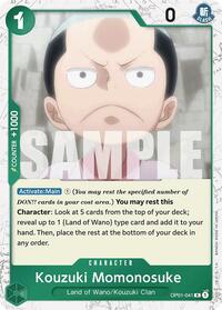 Kouzuki Momonosuke (Jolly Roger Foil) [Premium Booster -The Best-] | Gear Gaming Bentonville