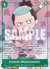 Kouzuki Momonosuke (Alternate Art) [Premium Booster -The Best-] | Gear Gaming Bentonville