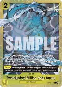 Two-Hundred Million Volts Amaru (Alternate Art) [Premium Booster -The Best-] | Gear Gaming Bentonville