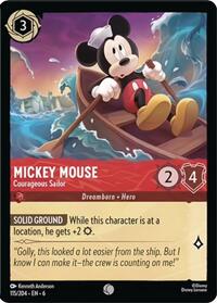 Mickey Mouse - Courageous Sailor (115/204) [Azurite Sea] | Gear Gaming Bentonville