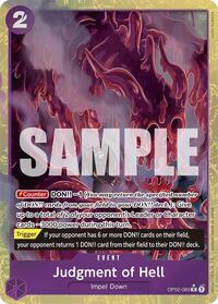 Judgment of Hell (Alternate Art) [Premium Booster -The Best-] | Gear Gaming Bentonville