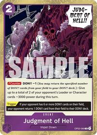 Judgment of Hell (Jolly Roger Foil) [Premium Booster -The Best-] | Gear Gaming Bentonville