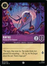Rafiki - Shaman of the Savanna (42/204) [Azurite Sea] | Gear Gaming Bentonville