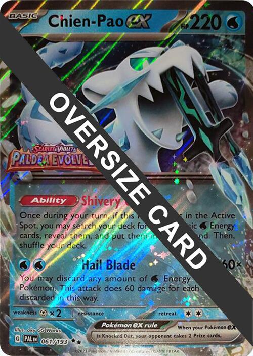 Chien-Pao ex (061/193) (Jumbo) [Scarlet & Violet: Black Star Promos] | Gear Gaming Bentonville