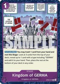 Kingdom of GERMA (Jolly Roger Foil) [Premium Booster -The Best-] | Gear Gaming Bentonville