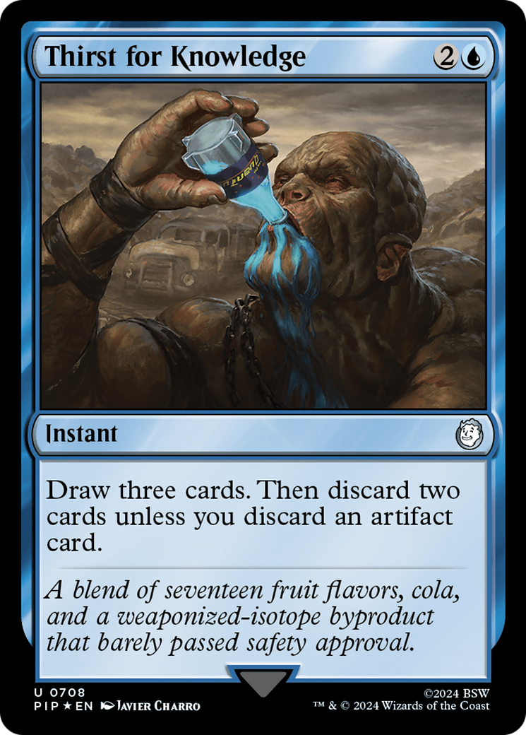 Thirst for Knowledge (Surge Foil) [Fallout] | Gear Gaming Bentonville