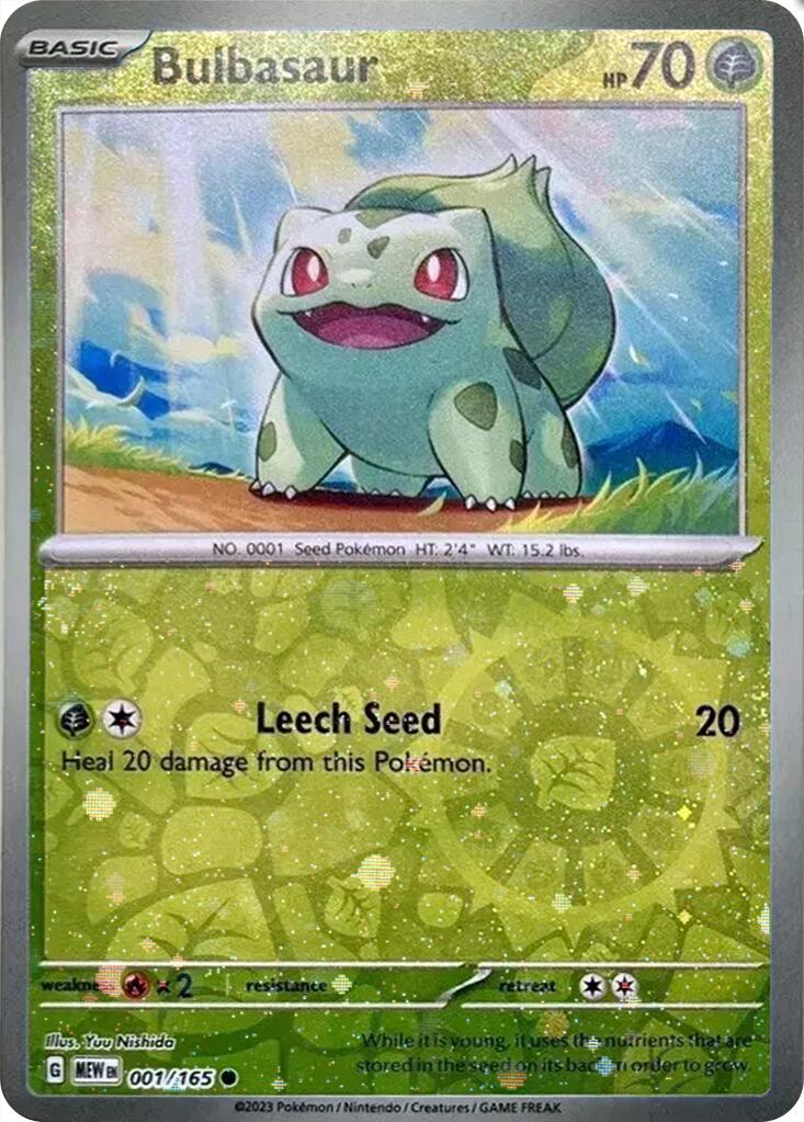 Bulbasaur (001/165) (Cosmos Holo) (Costco Exclusive) [Miscellaneous Cards] | Gear Gaming Bentonville