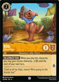 Roo - Littlest Pirate (23/204) [Azurite Sea] | Gear Gaming Bentonville