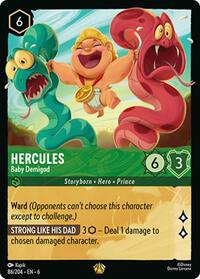 Hercules - Baby Demigod (86/204) [Azurite Sea] | Gear Gaming Bentonville