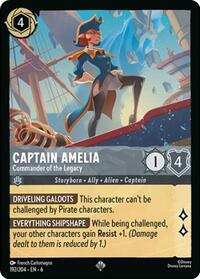 Captain Amelia - Commander of the Legacy (192/204) [Azurite Sea] | Gear Gaming Bentonville