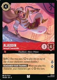 Aladdin - Intrepid Commander (119/204) [Azurite Sea] | Gear Gaming Bentonville