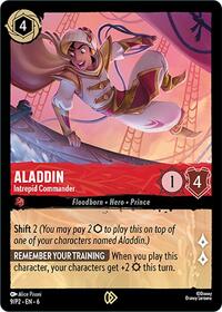 Aladdin - Intrepid Commander (9) [Disney Lorcana Promo Cards] | Gear Gaming Bentonville