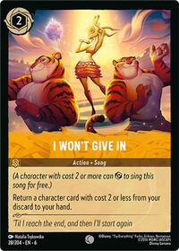I Won't Give In (28/204) [Azurite Sea] | Gear Gaming Bentonville