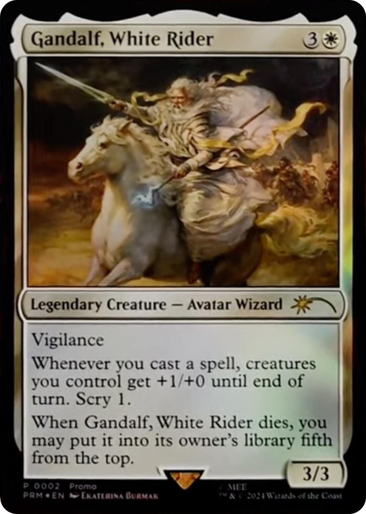 Gandalf, White Rider [Resale Promos] | Gear Gaming Bentonville