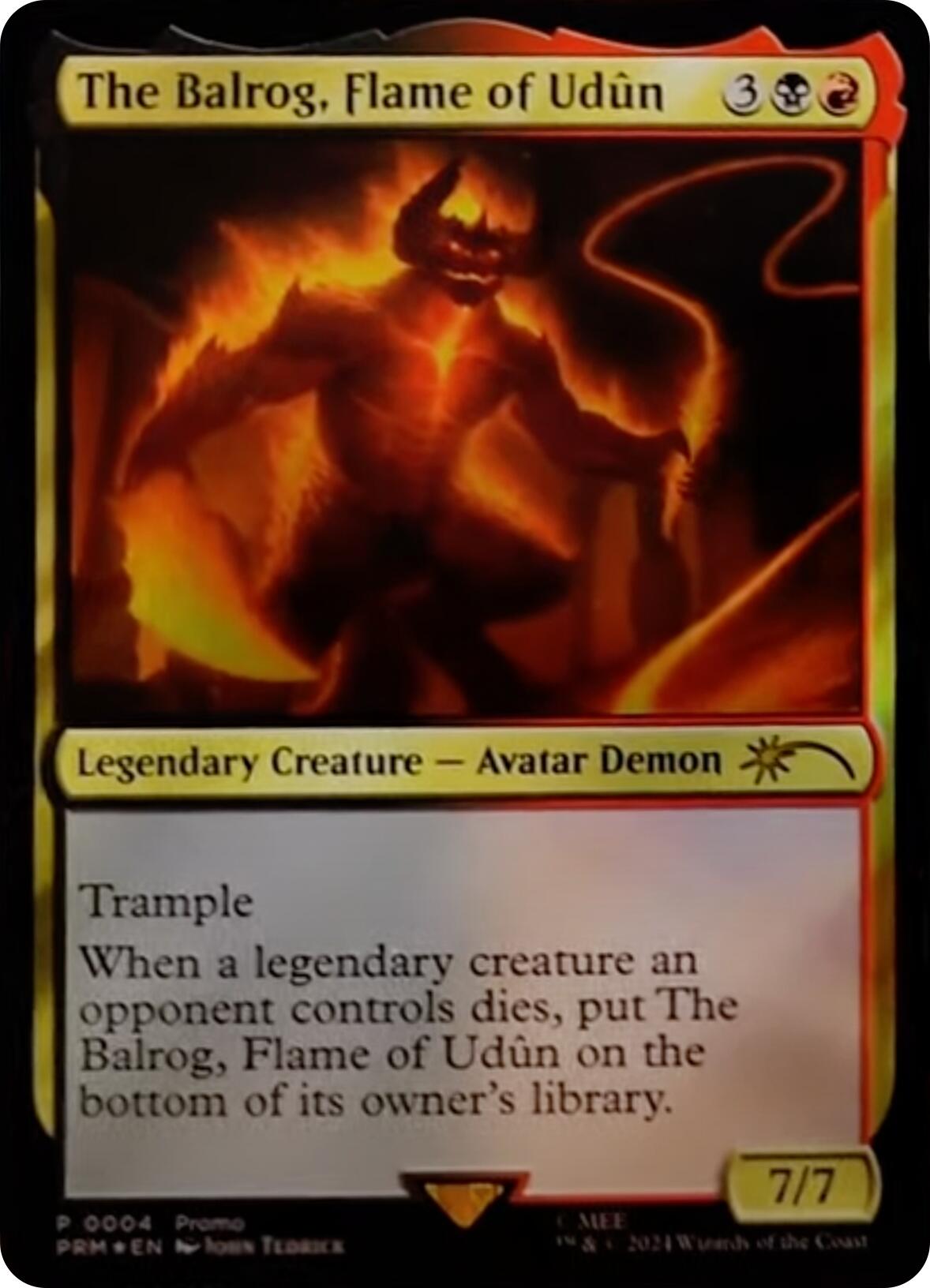 The Balrog, Flame of Udun [Resale Promos] | Gear Gaming Bentonville