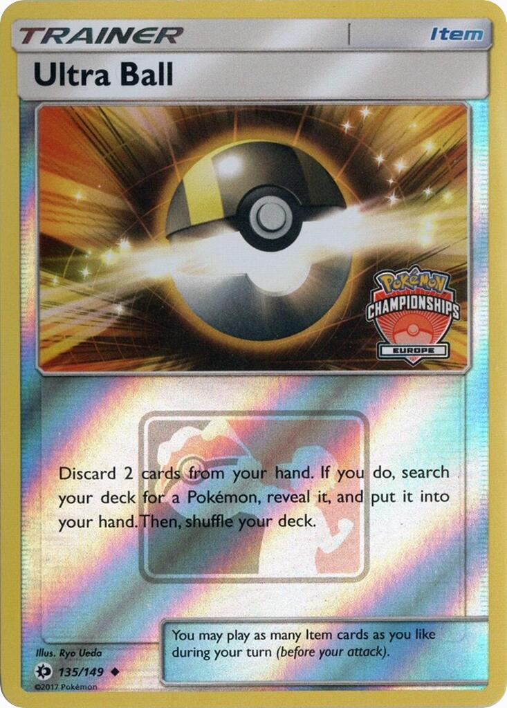 Ultra Ball (135/149) (Europe Championships) [League & Championship Cards] | Gear Gaming Bentonville