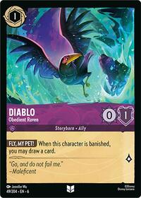 Diablo - Obedient Raven (49/204) [Azurite Sea] | Gear Gaming Bentonville