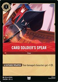 Card Soldier's Spear (134/204) [Azurite Sea] | Gear Gaming Bentonville